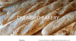 Desktop Screenshot of ovenbirdbakery.com